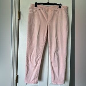 Chico’s Jeggings Ankle pants, light pink/peach, U.S. size 12P, Chico’s size 2P